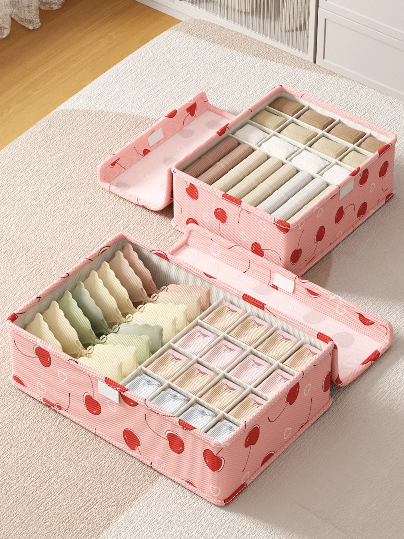 Portable underwear sock organizer Underwear sock sorter Underwear underwear divider Drawer organizer Closet bedroom organizer