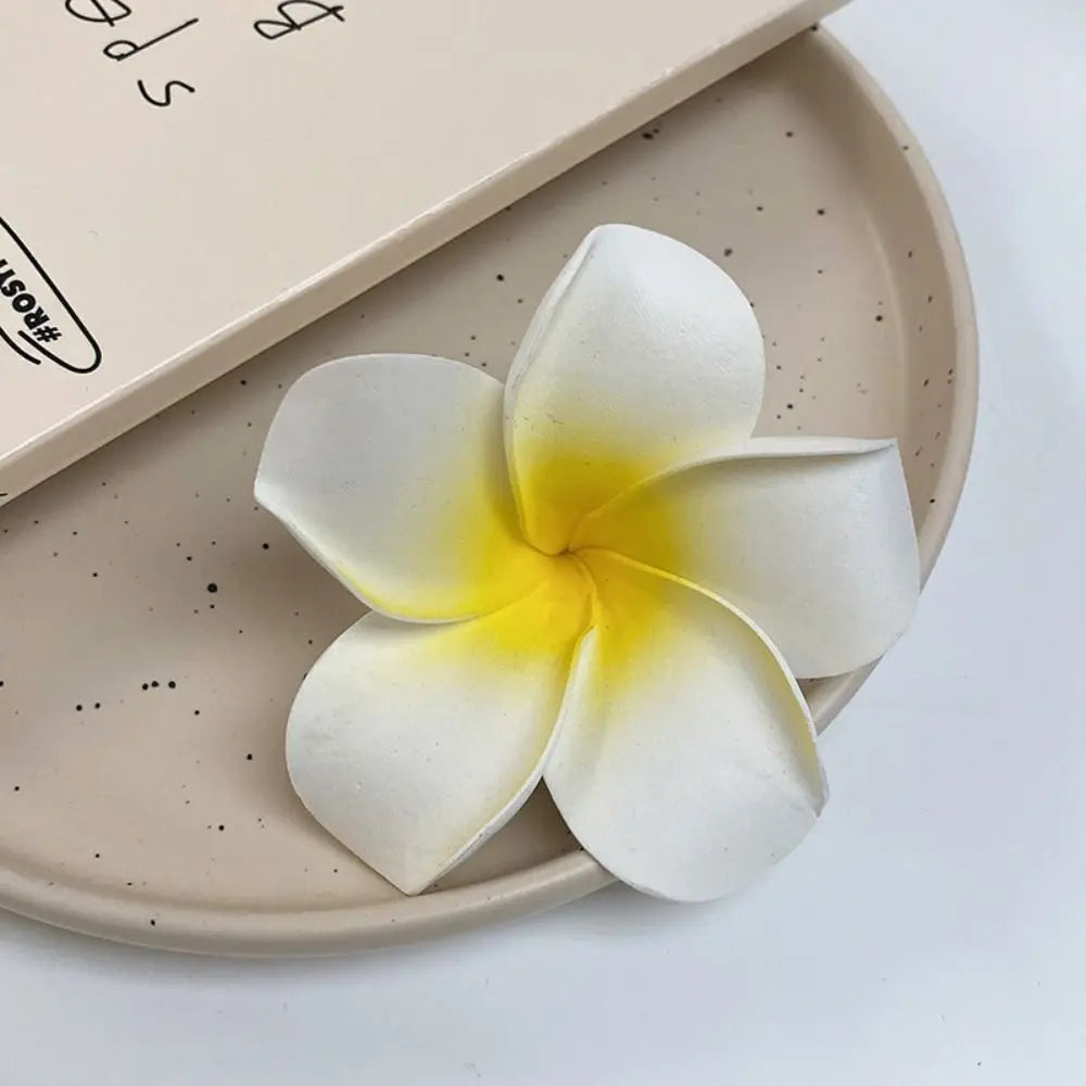 Korean Style Simulation Flower Hair Clip Bohemian Style Seaside Vacation Headwear Flower Hairpin Female Hair Accessories