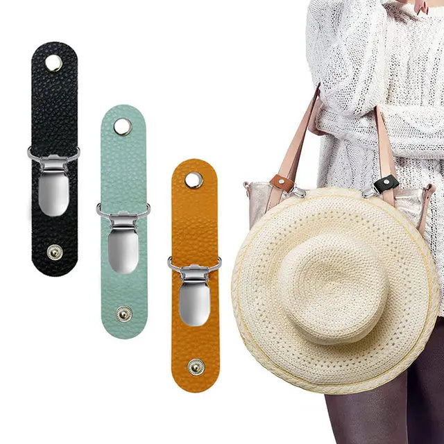 Travel Hat Clip Outdoor Backpack Luggage Storage Bag Hat Clip Multifunctional Straw Hat Clip Hat Accessories