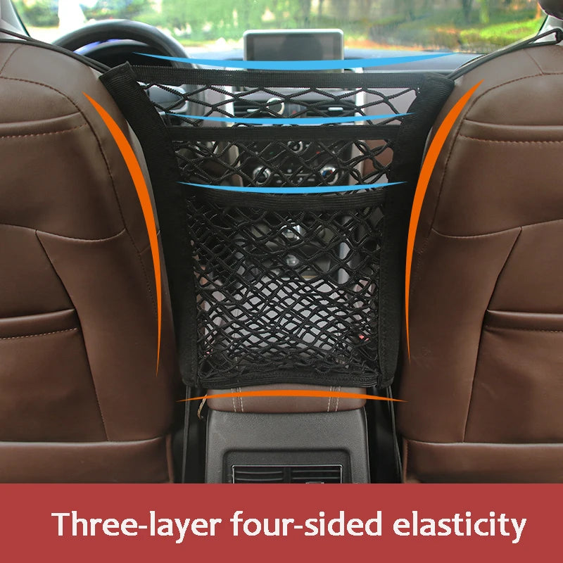 Car Divider 🎁 (Extra Practical!) Car Storage🚚 and Storage Bag. Between Seats Organizer to store your Favorite Belongings!🌟