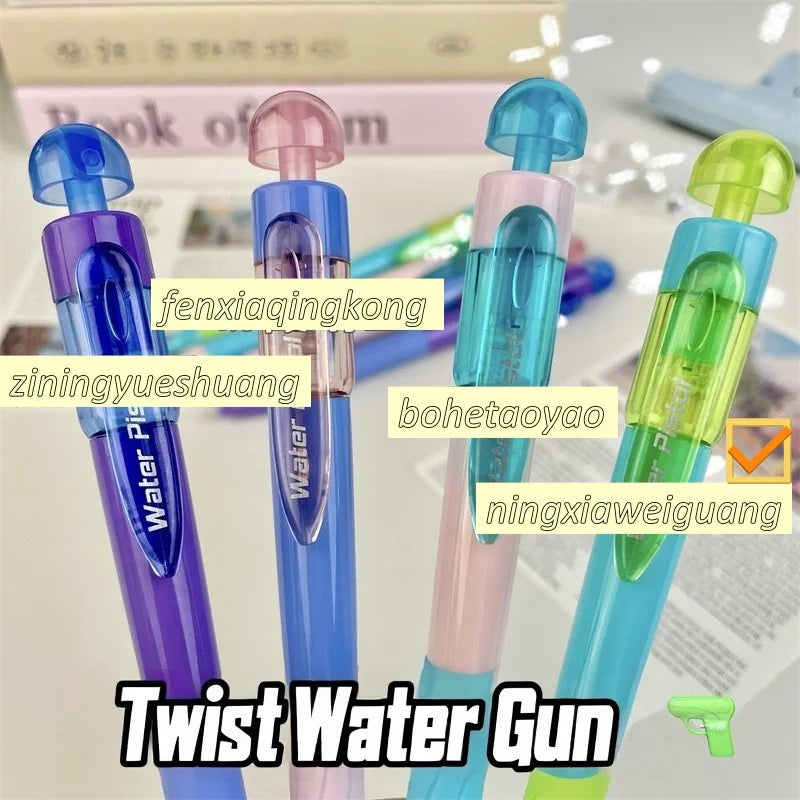 Novelty Shark Water Spray Ballpoint Pen Creative Water Gun Pen Student Writing Pens Toy Gifts Water Pistol Pen Stationery Supply