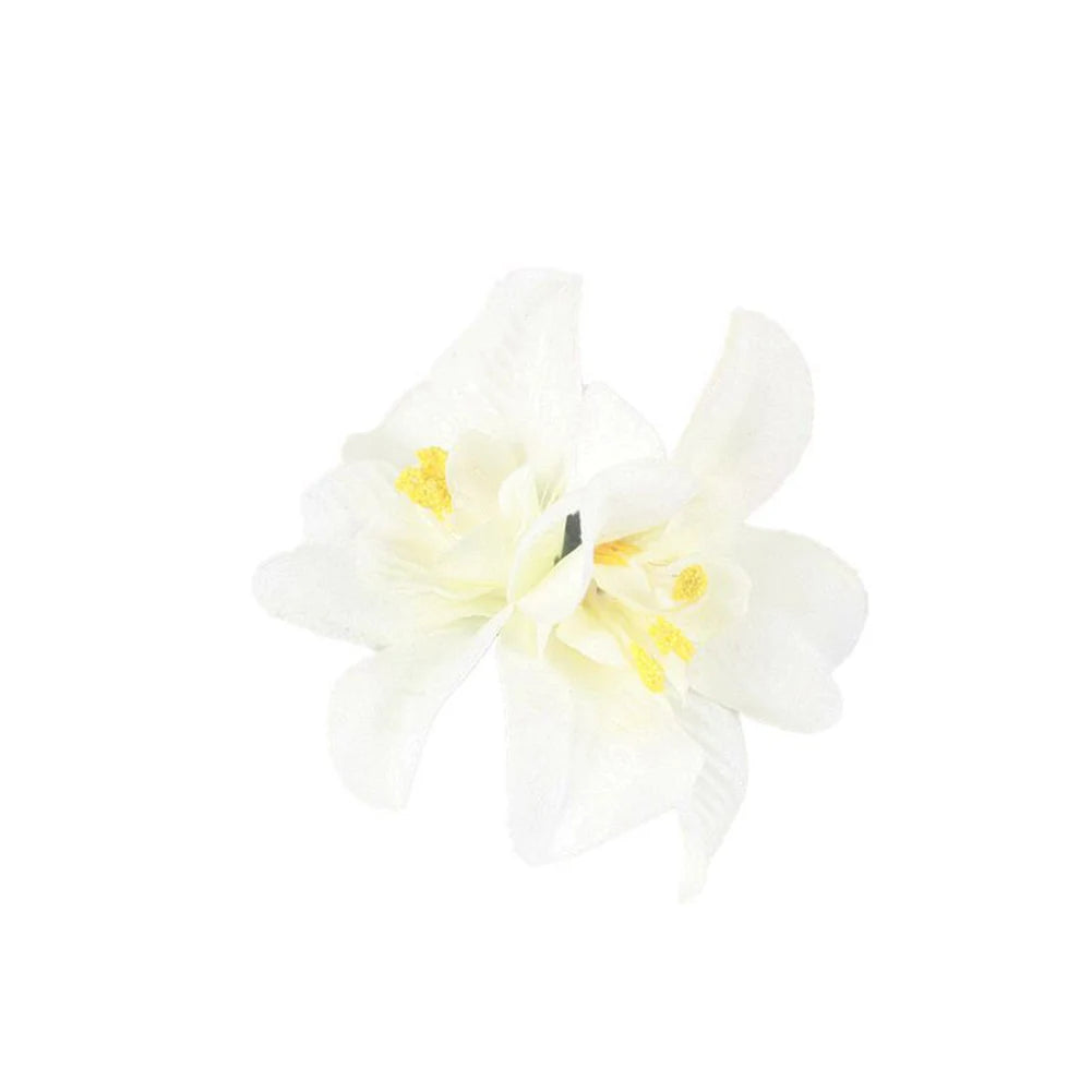1PC Fashion Flowers Hair Clips Women Bohemia Bridal Orchid Hairpins Wedding Accessories Girls Barrette Beach Hair Accessories