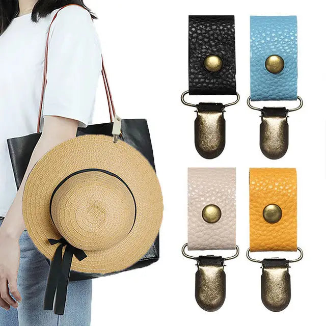 Travel Hat Clip Outdoor Backpack Luggage Storage Bag Hat Clip Multifunctional Straw Hat Clip Hat Accessories
