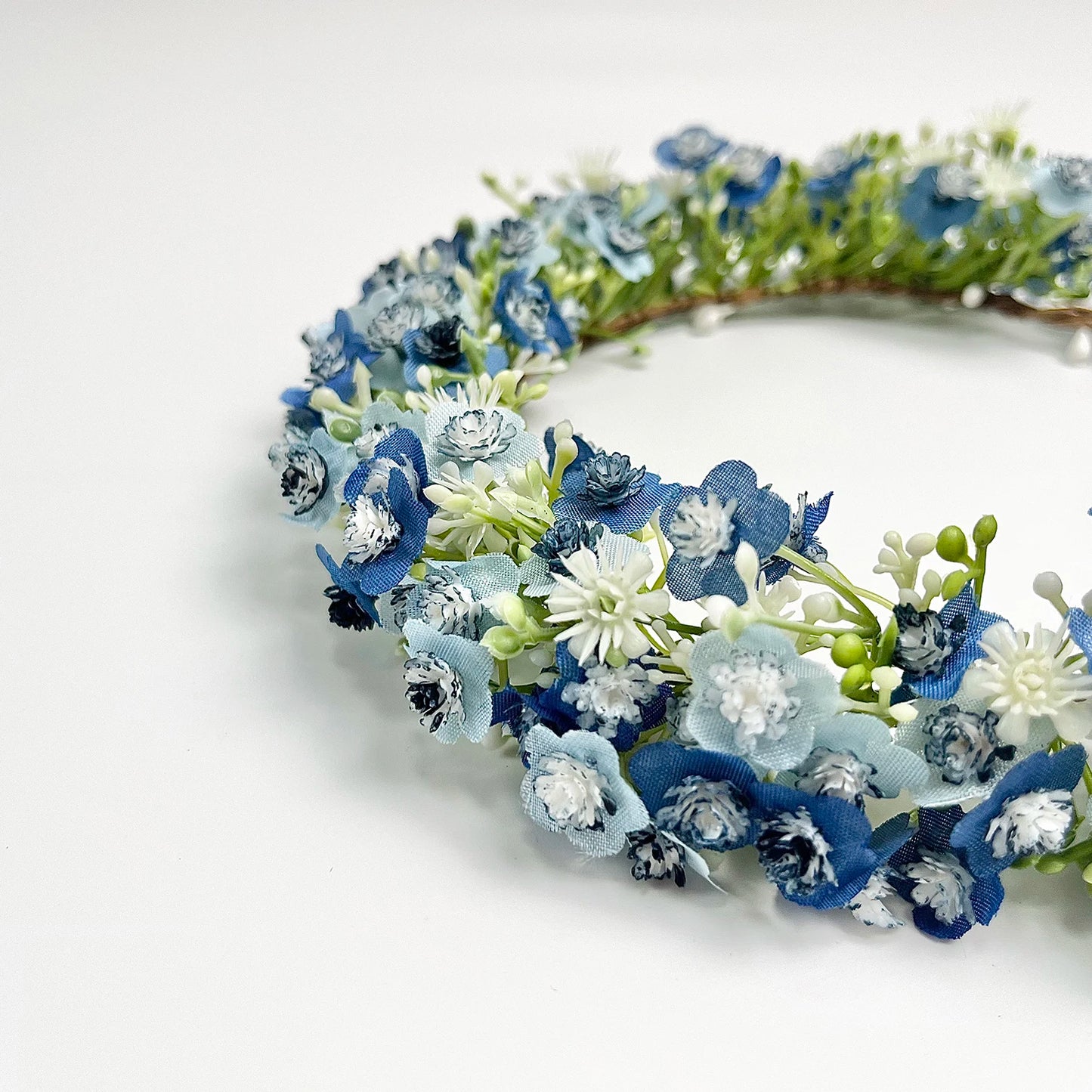 Breathable White Flower Crowns Tiaras Hairbands Romantic Sweet Gardland Women Wedding Hair Accessories for Bride Bridesmaids
