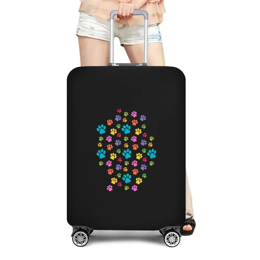 Travel Essentials Suitcase Case for 18-32 Inch Walls Print Trolley Protective Covers Holiday Traveling Accessories Luggage Cover