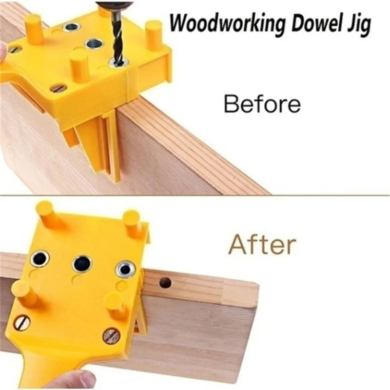 Woodworking Tool Handheld Drill Guide Hole Saw Tools Drill Bits Drilling Locator Straight Hole Locator Carpenter Corner Clamp