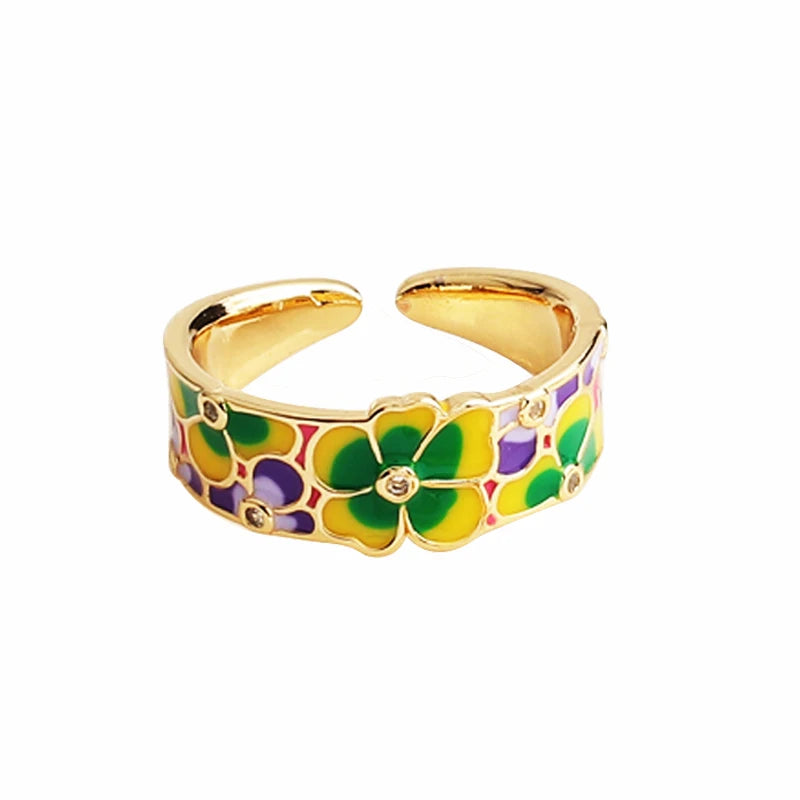 Trendy and Attractive Gold Filled Floral Rings (Floral Collection)