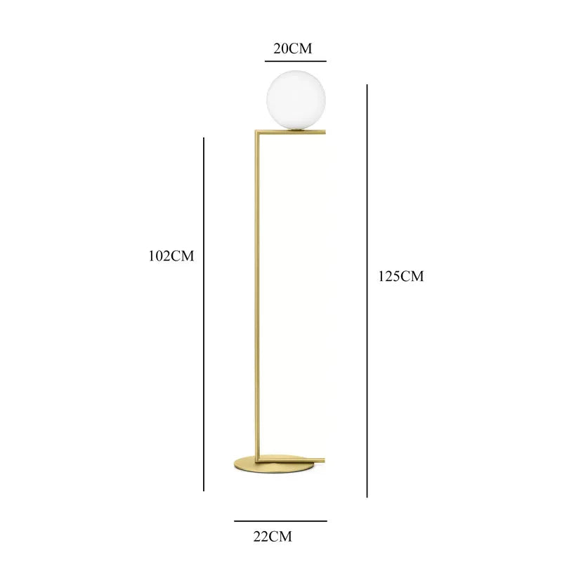 Modern Glass Ball floor lamps table lamp night light Nordic Simple Bedside Desk Home Decor LED Lustre Chandelier Light Lamparas