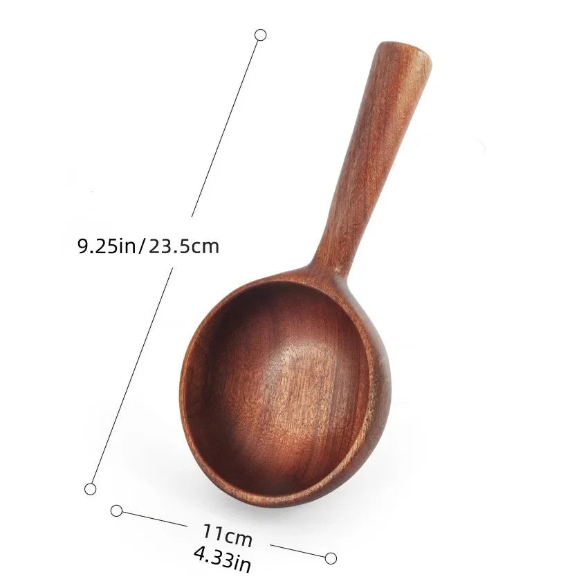 Kitchen Bar Utensils, Wooden Cutlery, Bowls, Spoons, Forks Set, Can be Used for Travel, Picnic, Portable Eco-friendly, Chunky