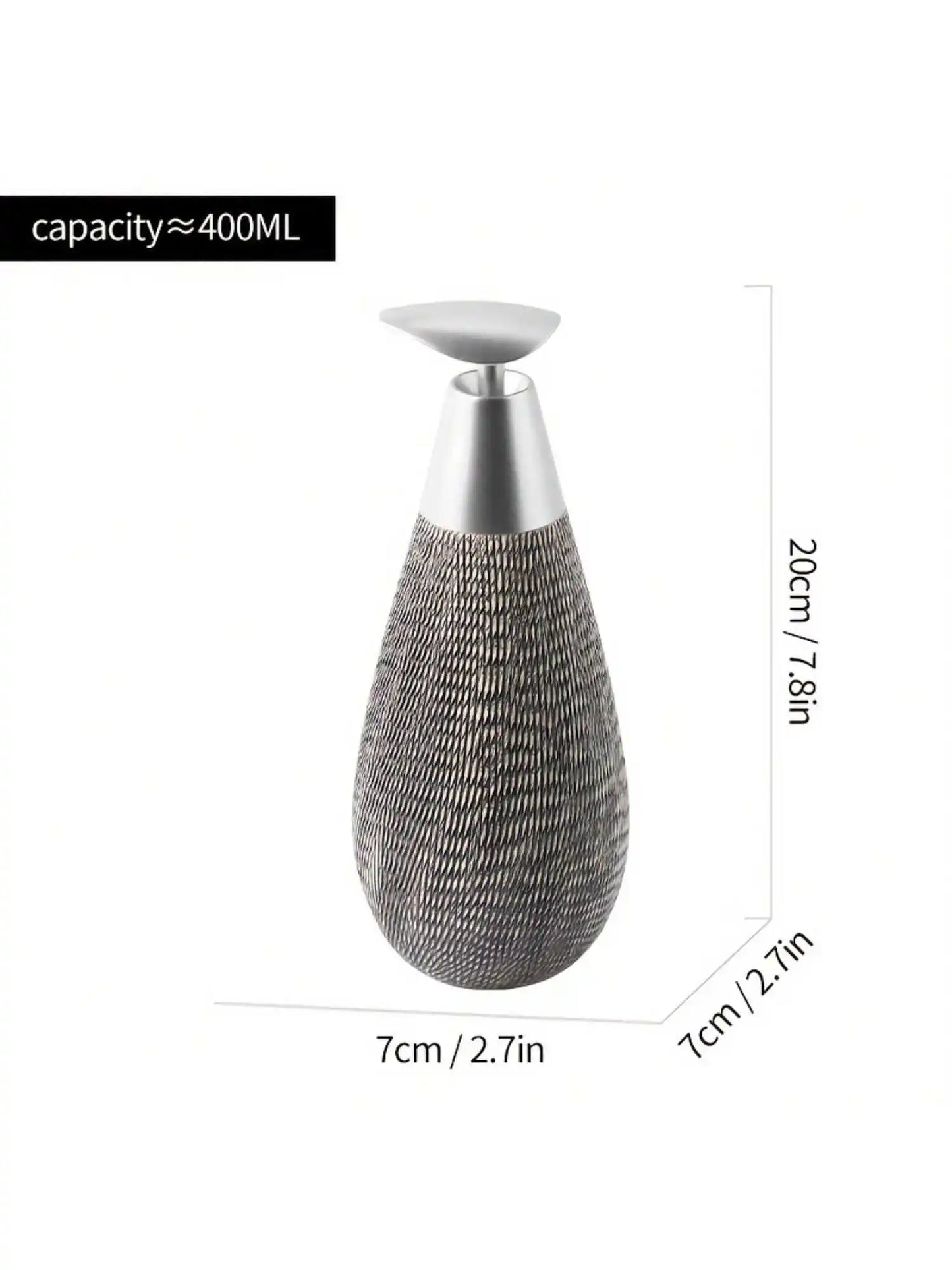 Creative Retro Style Ceramic Push-Type Soap Dispenser With Pump, Hand Soap Bottle, Suitable For Bathrooms Kitchens And Toilets