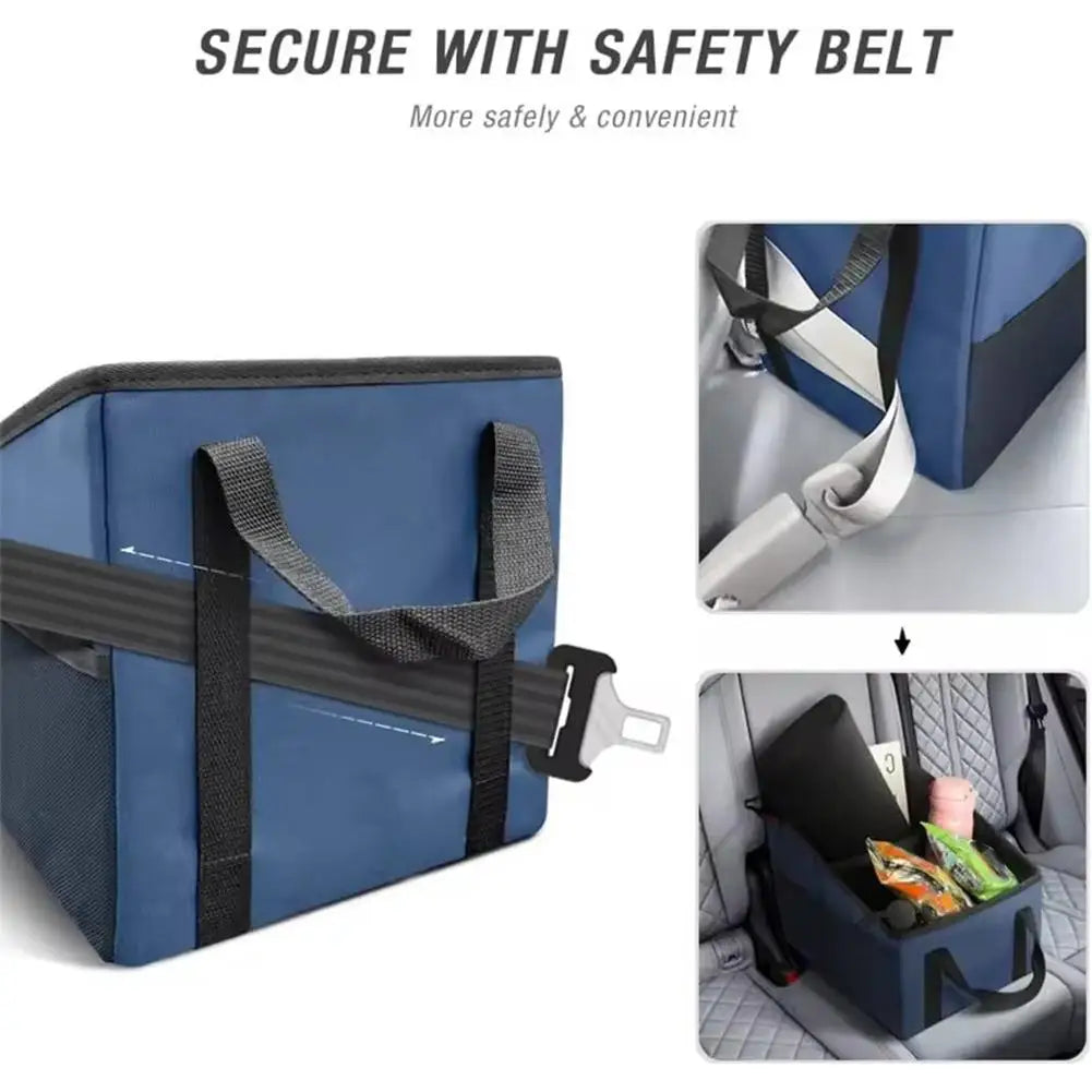 Car Storage Organizer Box Large Capacity Space-saving New Automotive Backseat Car Storage Box Outdoor Trunk Organizer