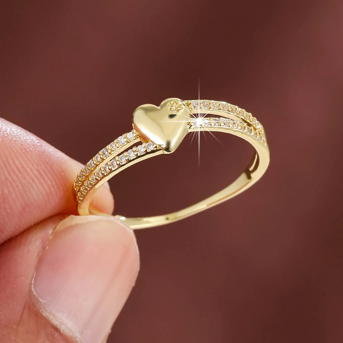 Brilliant Gold and Silver Filled Rings w/ Melee GemStones 💎