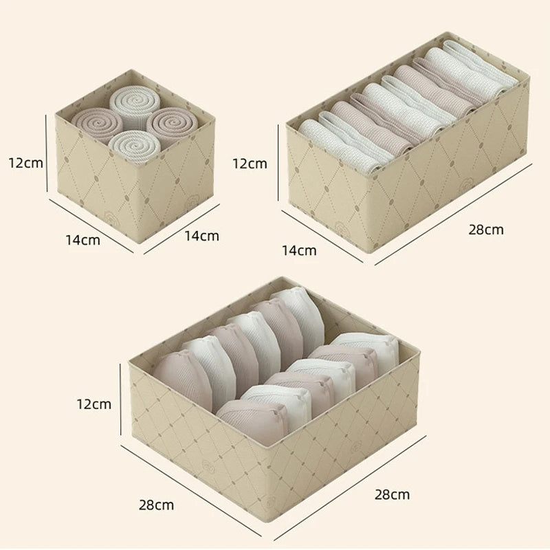 Wardrobe Organizer Clothes Organizer For Underwear Socks Pants Clothes Storage Box Cabinet Organizers Drawer Storage T-Shirt Box