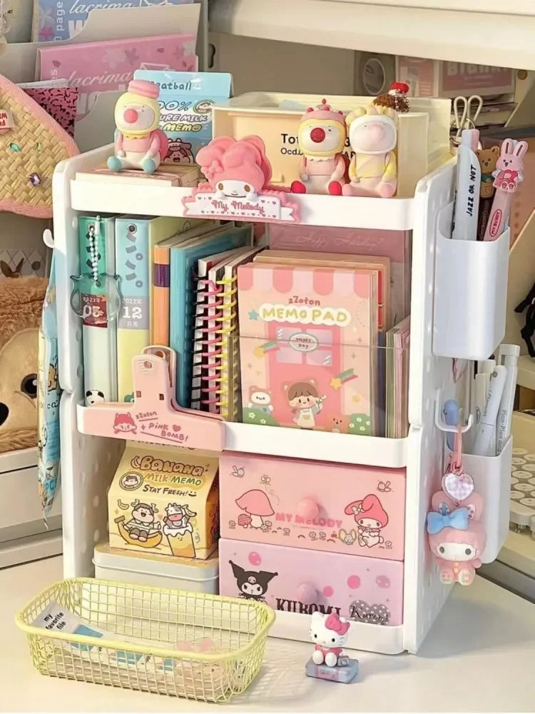New Multi-functional 3-tier Desktop Organizer, Desktop Shelf, Hole Board, Pen Holder Office Desk Organizer, Desk Desk Organizer