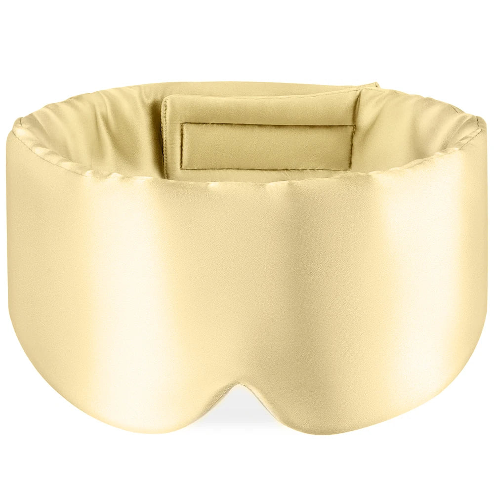 100% Mulberry Silk Blackout Sleeping Eye Mask Soft And Non-Intraocular Pressure Sleeping Mask Suitable For Side Sleep Adjustable
