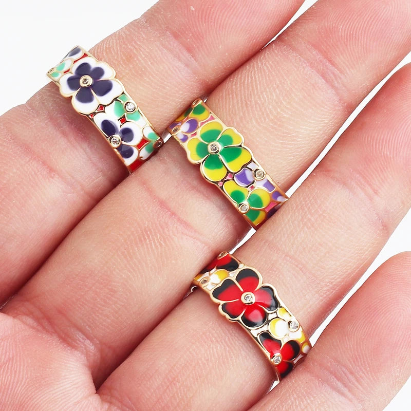 Trendy and Attractive Gold Filled Floral Rings (Floral Collection)