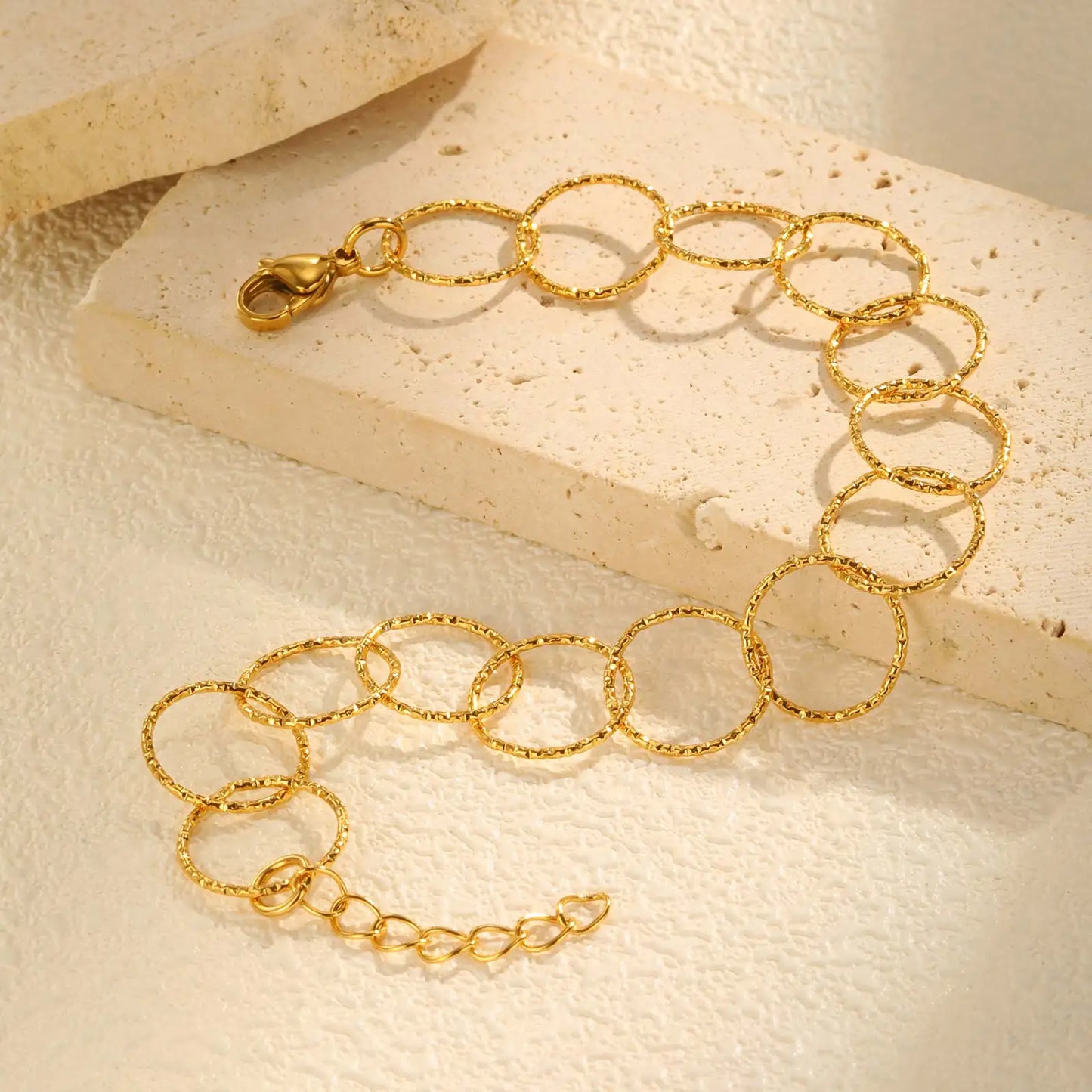 Trendy Chain Design Bracelet for Women,Stainless Steel Round Chain Bracelets,Charm Jewelry Gifts