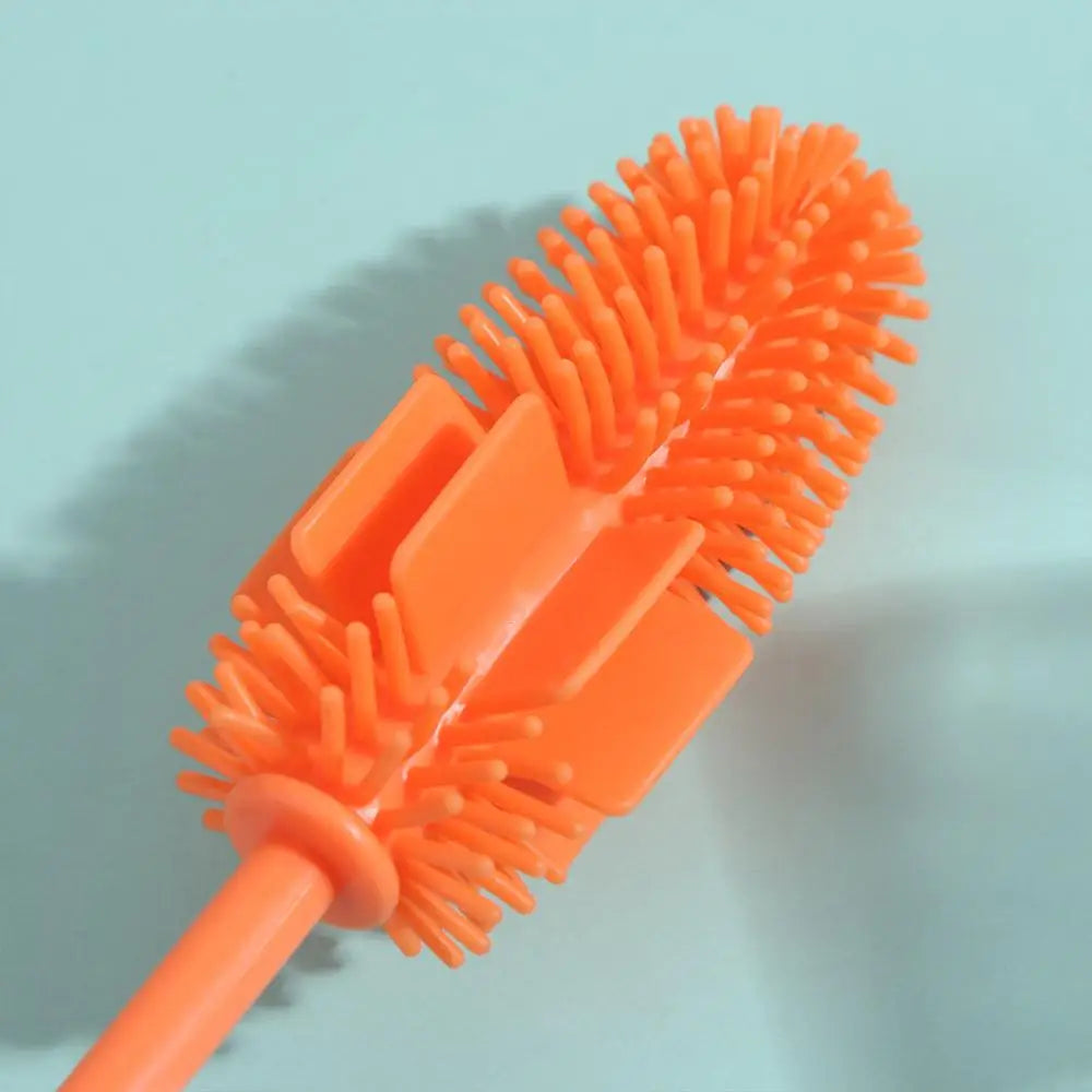 Cleaning Supplies Silicone Cup Brush Long Handle Portable Cup Scrubber Multipurpose Bottle Cleaning Brush Household