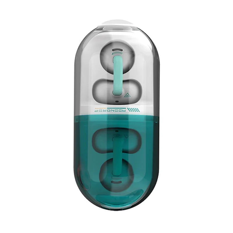 MOONDROP PILL Open Ear Headphones Bluetooth 6.0 OWS Hanging Earphones IPX4 Open Ear Clip Wireless Earbuds Built-in AI ENC MD-0WS