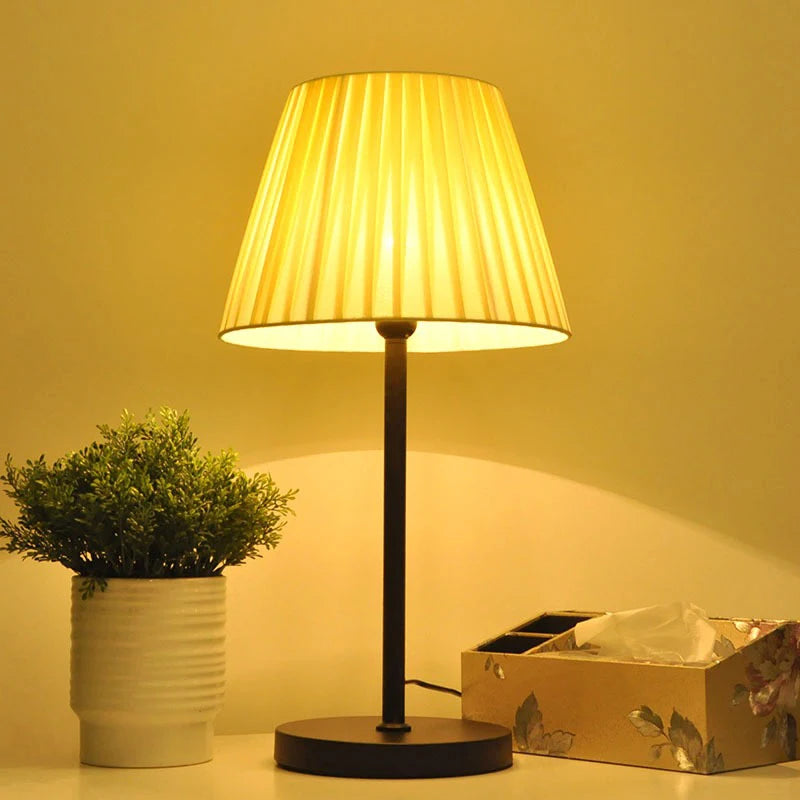 LED Table Lamps Study Bedroom Decoration Bedside Tables Rechargeable Light Touch Remote Control Cloth Cover Reading Desk Lamp