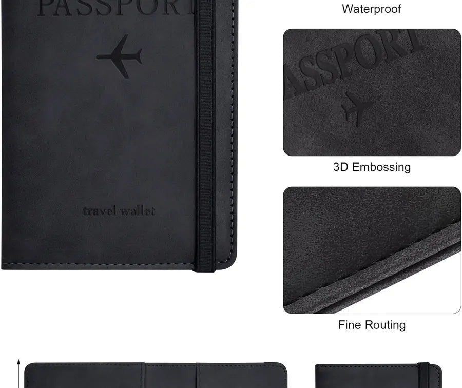 Passport Holder (Rustic and Fancy) 🌹