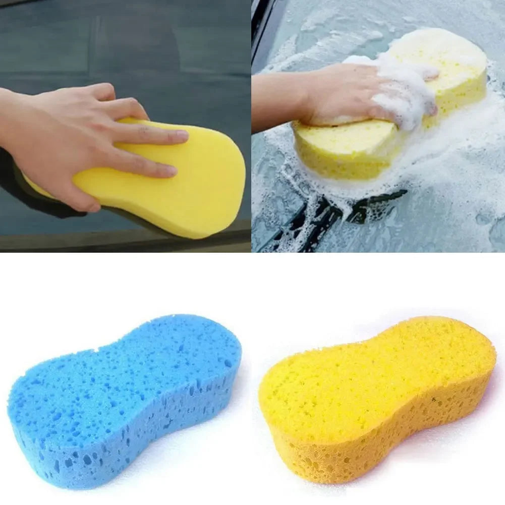 4pcs/set Random Color Clean Wash Sponge Foam Multipurpose Cleaner Washing Tools Home Supplies for Car Kitchen Bathroom Cleaning