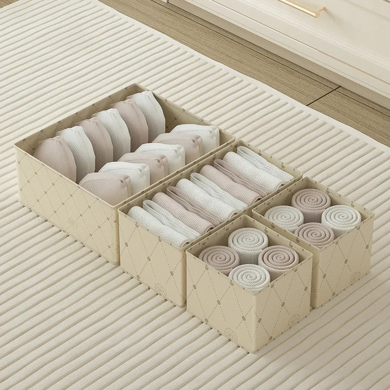 Wardrobe Organizer Clothes Organizer For Underwear Socks Pants Clothes Storage Box Cabinet Organizers Drawer Storage T-Shirt Box