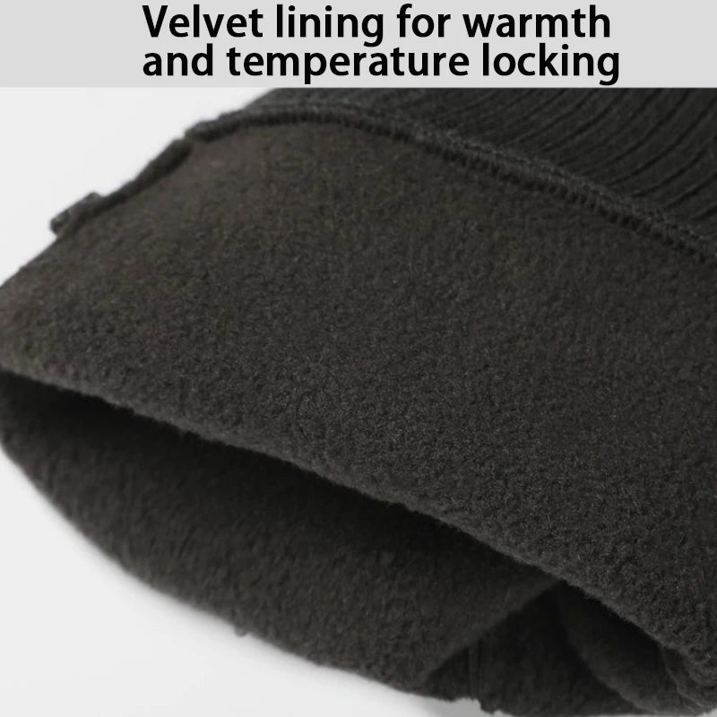 Winter Warm Gloves for Men, Waterproof, Touch Screen, Cycling, Sports, Outdoor, Fleece-Lined, Skiing, Non-Slip, Motorcycle Gloves