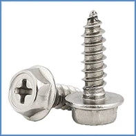 100pcs Phillips Black Self-tapping Screw Pan Head PWA Cross Round Head With Washer Cushion M1.4 M1.7 M2 M2.3 M2.6 M3 M3.5 M4