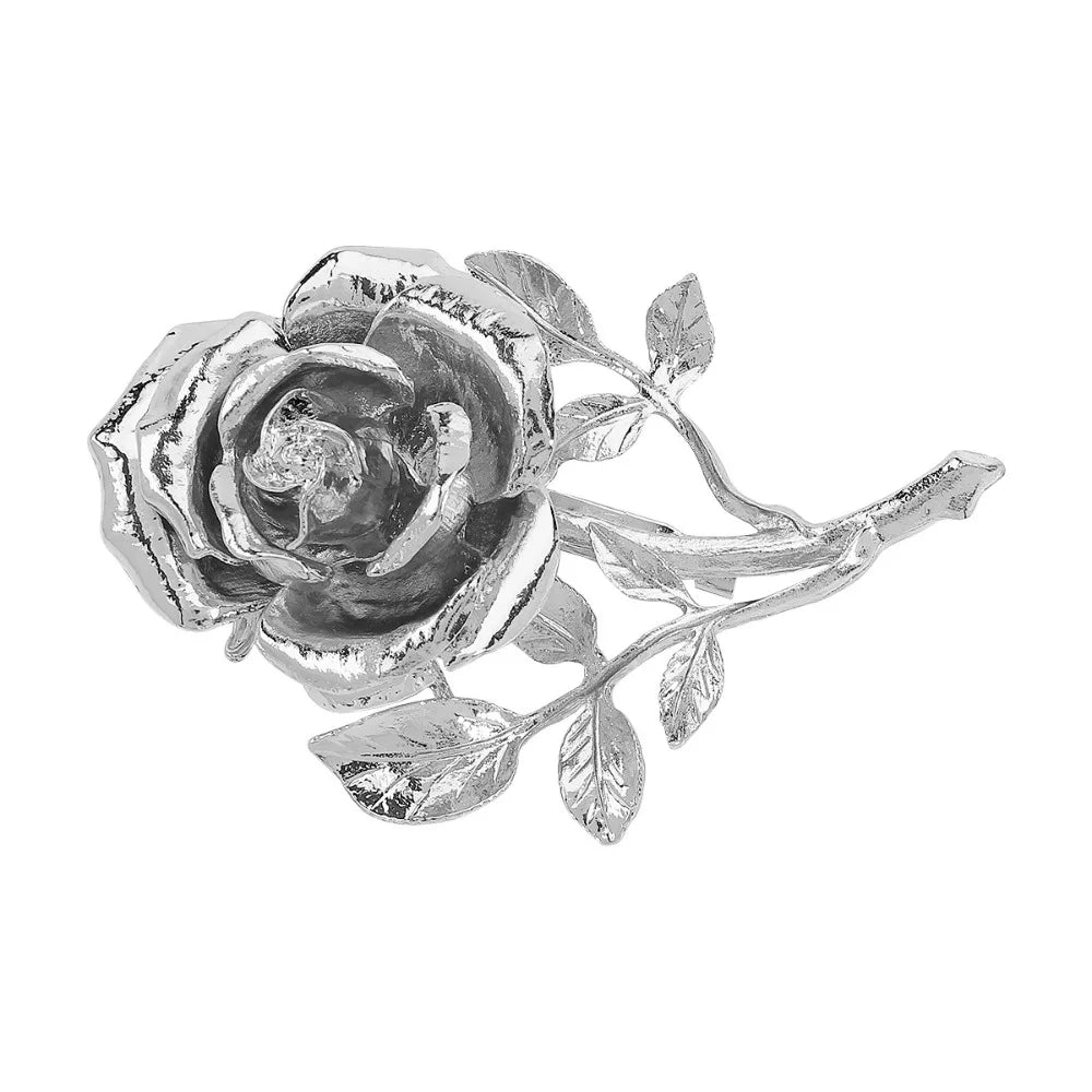 Flower Fairy Rose Brooches Bangle Collar Pin Bouquet Open Bracelet Alloy Jewelry Accessories Banquet Clothes Pin Friends Gift