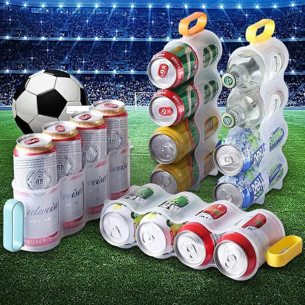 1 can beverage and soda storage rack - suitable for organizing and storing beverages and soda in home refrigerators