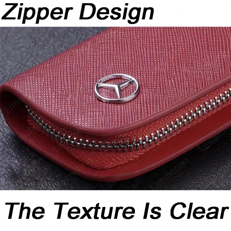 Car Logo Accessories For Mercedes-Benz W210 W211 W212 W221 W222 A C E G S CLS CLA GLA GLB CLA Car Key Case Cover Protector Shell