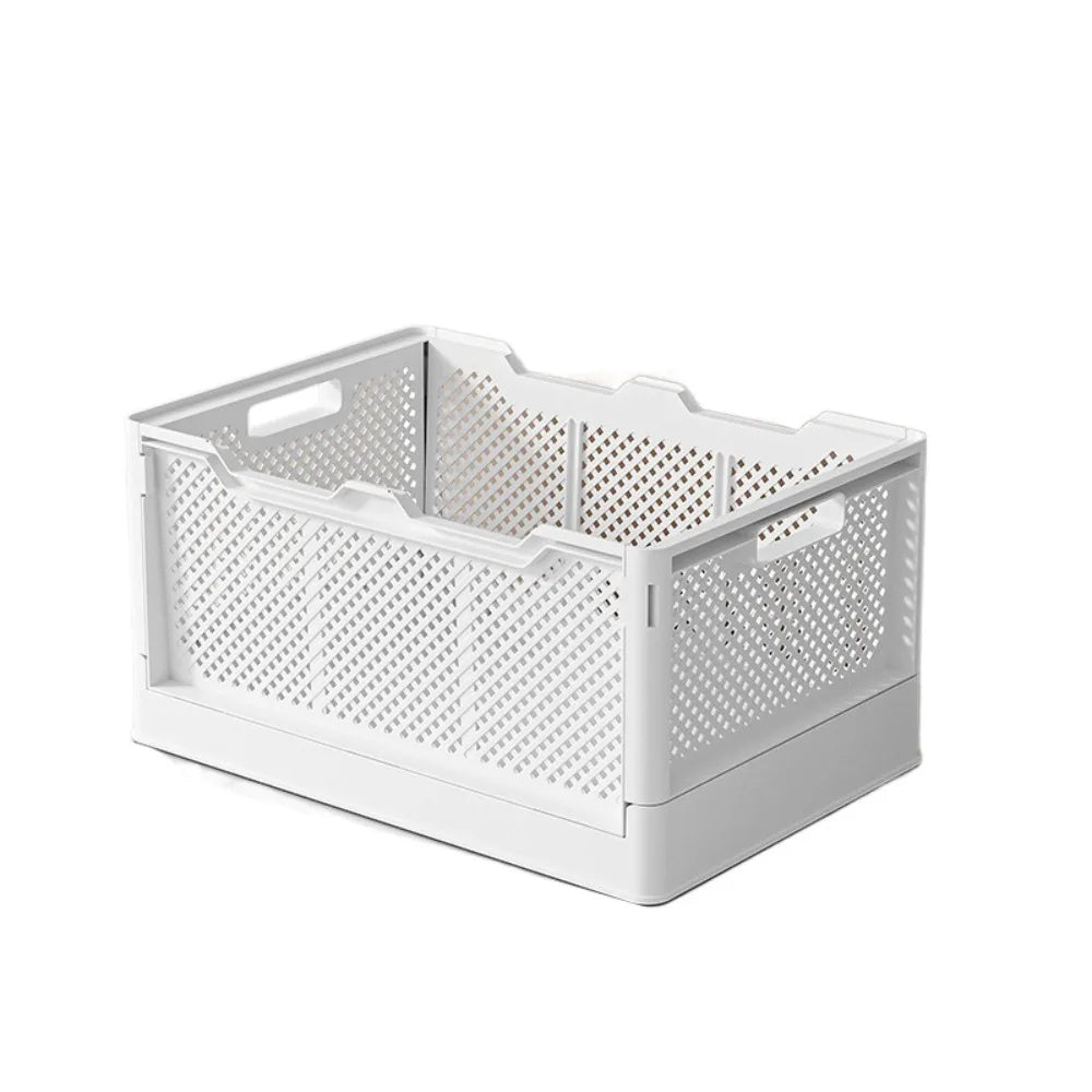 Storage Container Large Capacity Foldable Storage Basket Portable with Dividers Toys Storage Bin Multi-purpose Book Frame Snacks