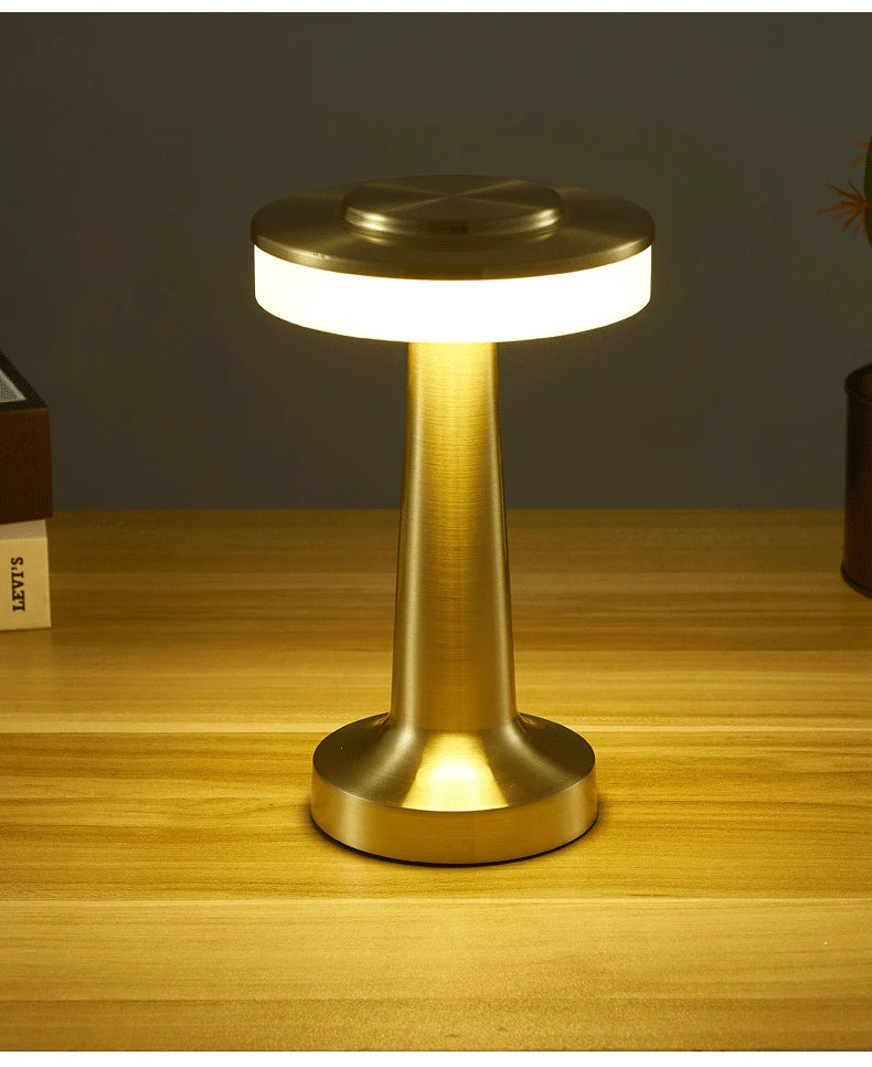 Touch Led Charging Table Lamp Creative Dining Hotel Bar Coffee Table Lamp Outdoor Night Light Living Room Decorative Desk Lamp