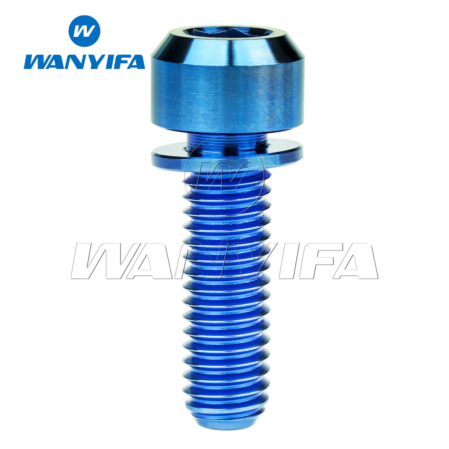 Titanium Bolt M6x16/18/20/25/30/35mm Allen Hex Screws with Washer for Bicycle Disc Brake Upgrade V brake Hub Fixed