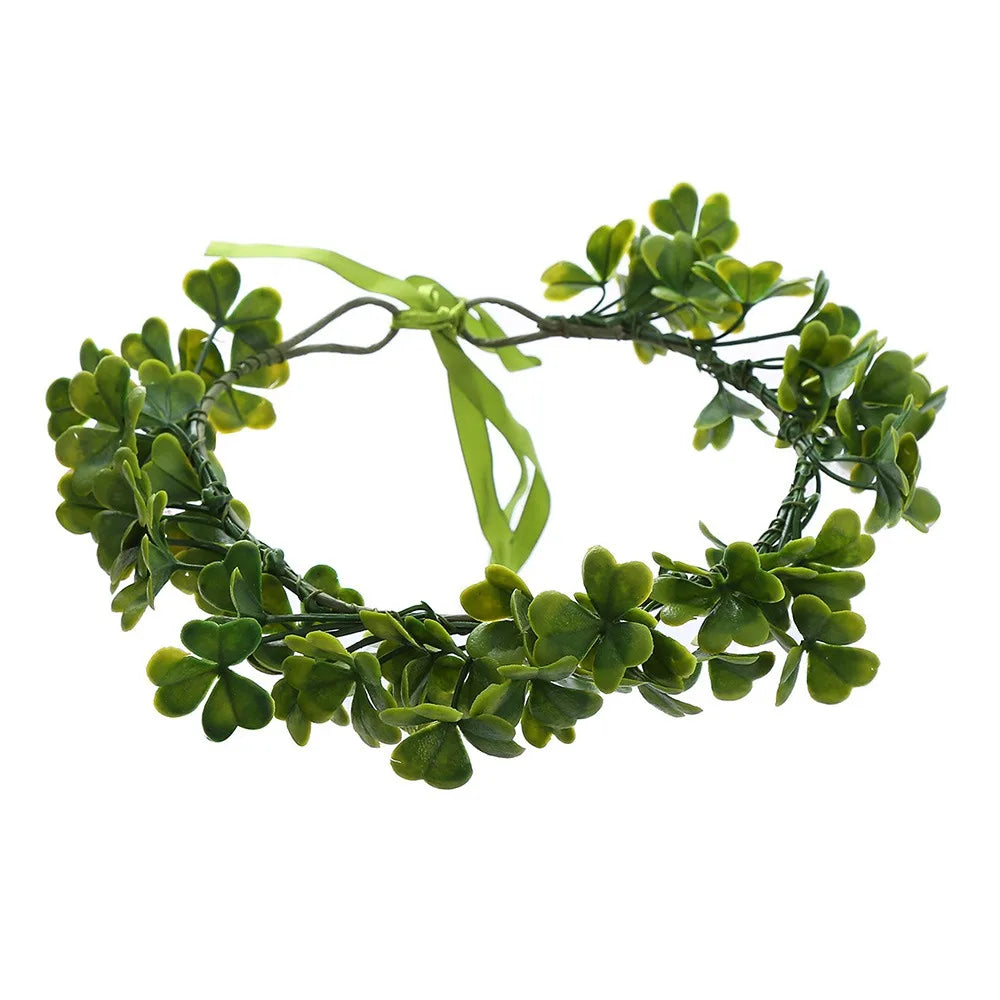 Gift Costume Cosplay Fairy Flower Leaf Headbands Photoshoot Simulated Elven Princess Tiara Black Flower Antler Crown Wedding