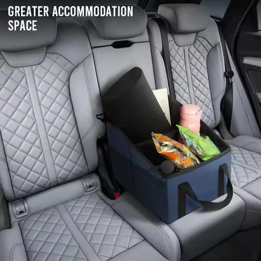 Car Storage Organizer Box Large Capacity Space-saving New Automotive Backseat Car Storage Box Outdoor Trunk Organizer