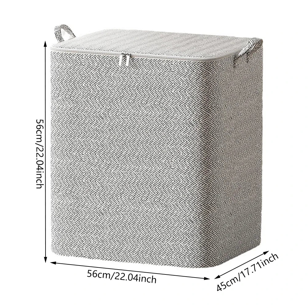 30/110/150/220L Storage Box Foldable Clothing Organizer Large Capacity Household Quilt Storage Bag Clothes Folding Closet