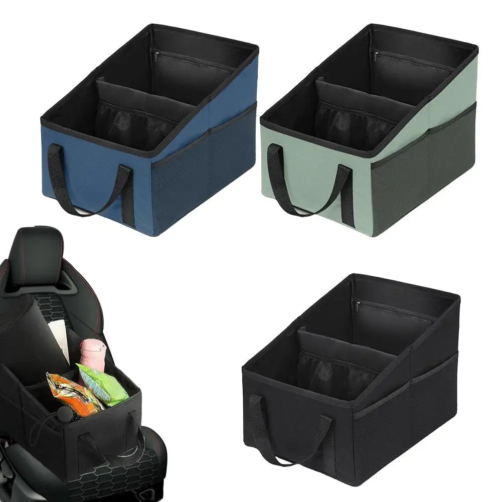 Car Storage Organizer Box Large Capacity Space-saving New Automotive Backseat Car Storage Box Outdoor Trunk Organizer