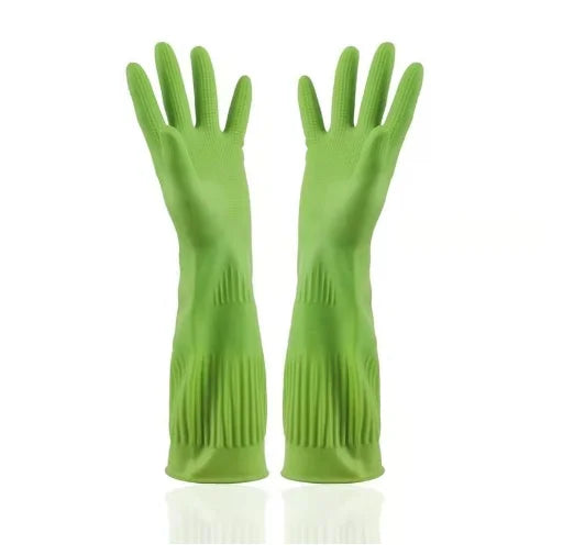 Cleaning Gloves 1 Pair Premium Household Waterproof Kitchen Dishwashing Non-Slip Durable Laundry Cleaning Supplies Tools