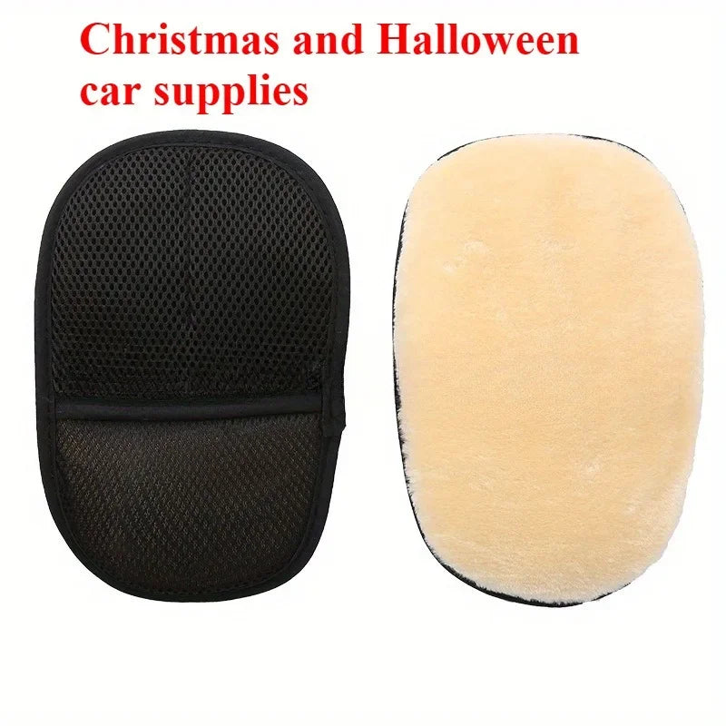 1Pc/3Pc car cleaning supplies car cleaning cloth plush car cleaning single side cleaning car gloves washing car gloves