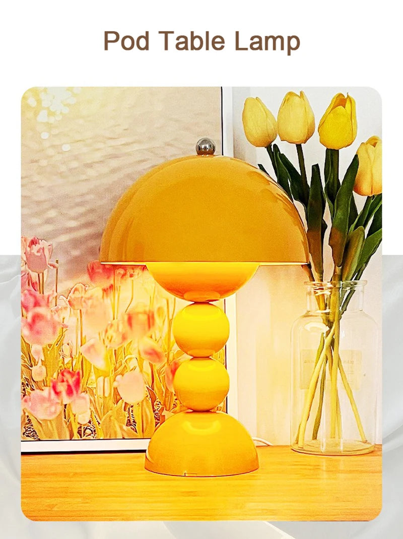 LED Table Lamp Interior Dimmable For Fixture Living Table Bedroom Bedside Room Home Decoration Night Nordic Lamps Desk Light