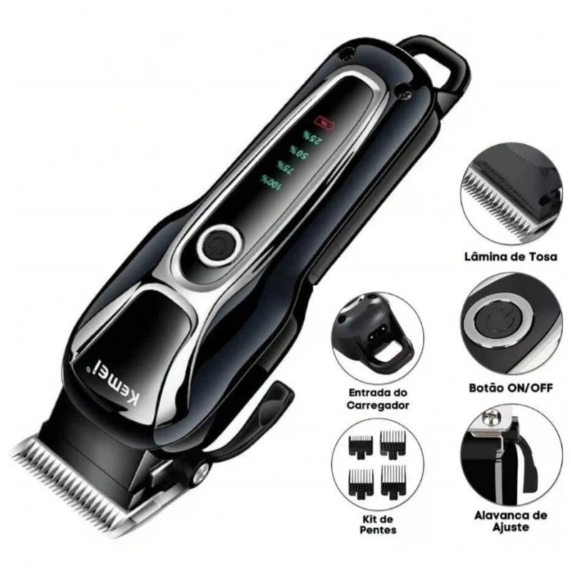 Brazil Rechargeable Professional Dog Hair Trimmer, Cat Cutter, Pet Hair Clipper