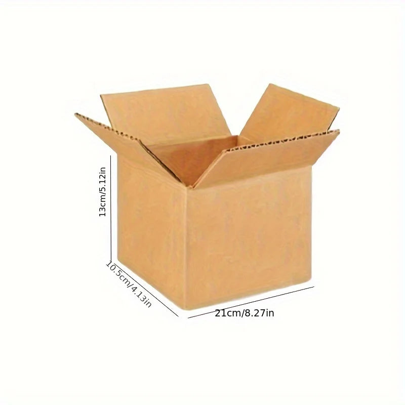 10pcs Shipping Boxes & 4.13 × 5.12 × 8.27 inch shipping corrugated cardboard boxes, kraft paper shipping boxes-for shipping pack