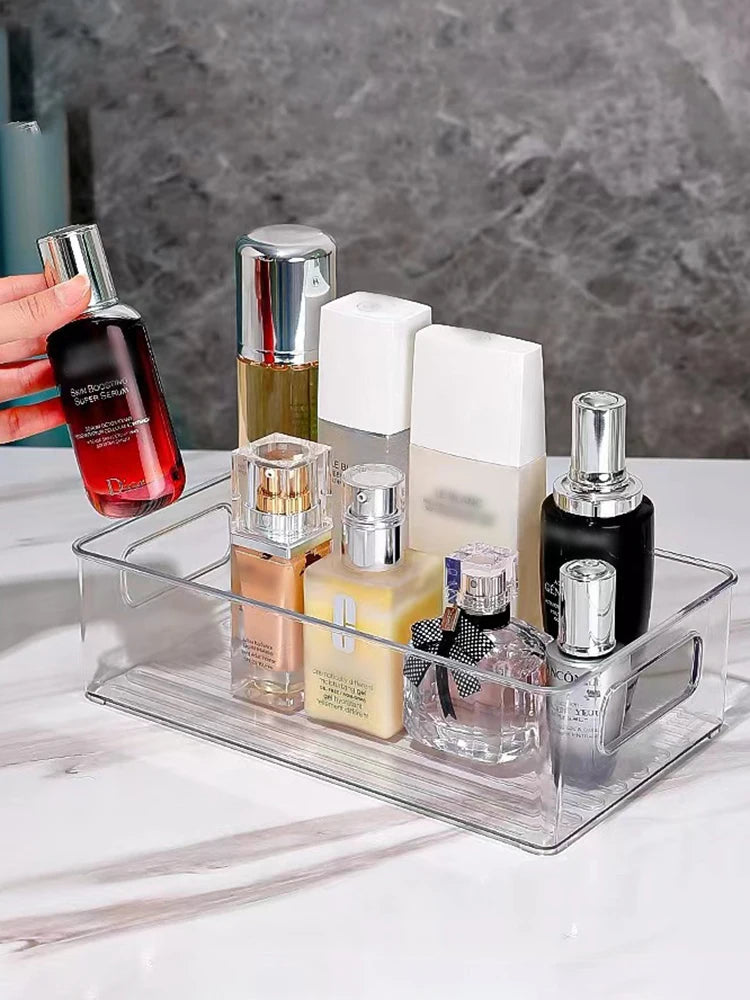 Desktop Storage Box, Cosmetics, Snacks, Transparent Basket, Skin Care Products, Facial Mask, Dormitory, Sundries, Storage Rack