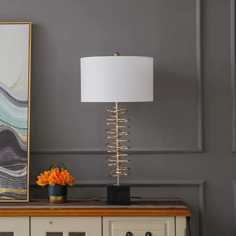 Nordic luxury table lamp Artistic Creative Post-Modern bauhaus design lamp Hotel Living Room Bedroom Bedside decor coffee table