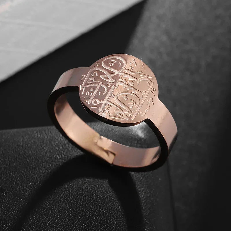 Stainless Steel Angel Wing Ring Open Adjustable Feather Ring for Men Women Couple Fashion Jewelry Anniversary Gift