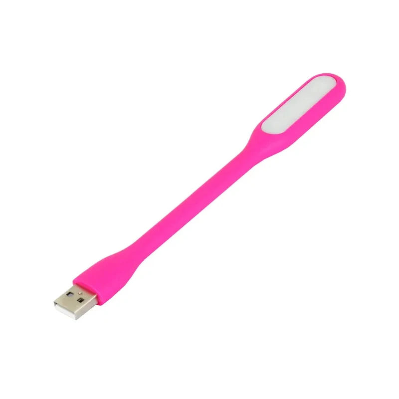 USB LED Light Emergency Lamp Flexible Bendable Reading Book Light Portable Mini Night Light for Power Bank Computer PC Laptop