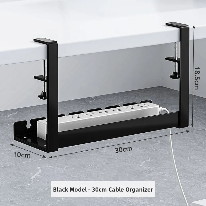 under Desk Cable Organizer Box Slot Office Desk Cable Management Holder No Drilling Required Cuter Cable Organizer Box