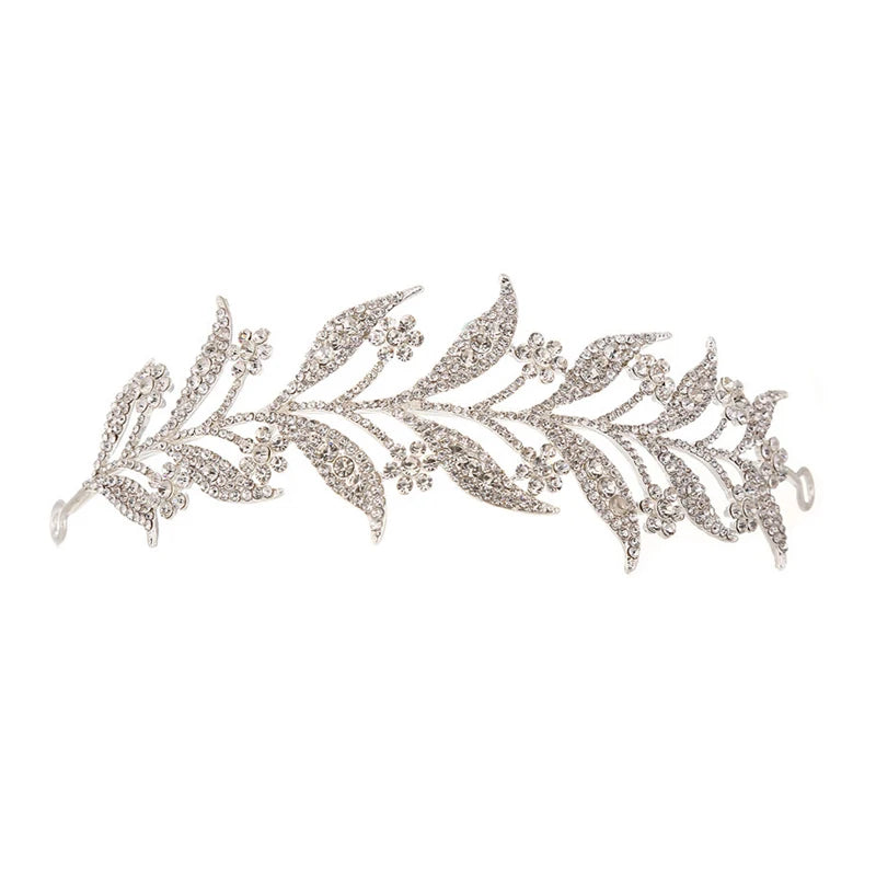 New Fashion Baroque Luxury Crystal Bridal Crown Tiaras Gold Color Diadem Tiara For Women Bride Wedding Hair Accessories